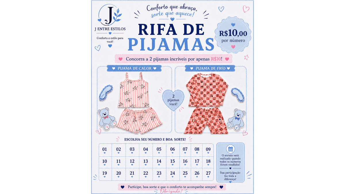 Rifa dos pijamas