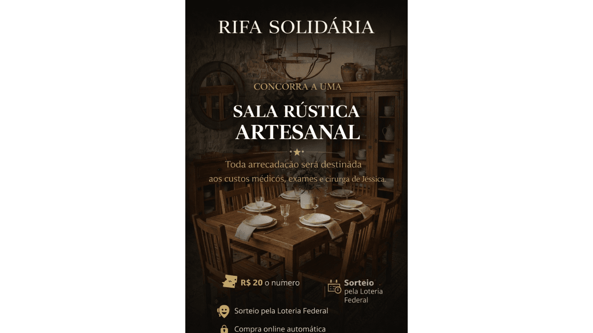 Ação entre amigos Sala de Jantar Rústica