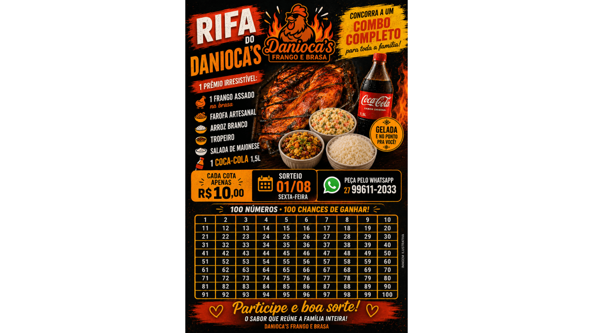 Rifa Danioca's - Combo Especial