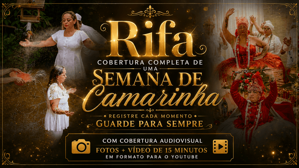 Cobertura Audiovisual para sua Semana de Camarinha!