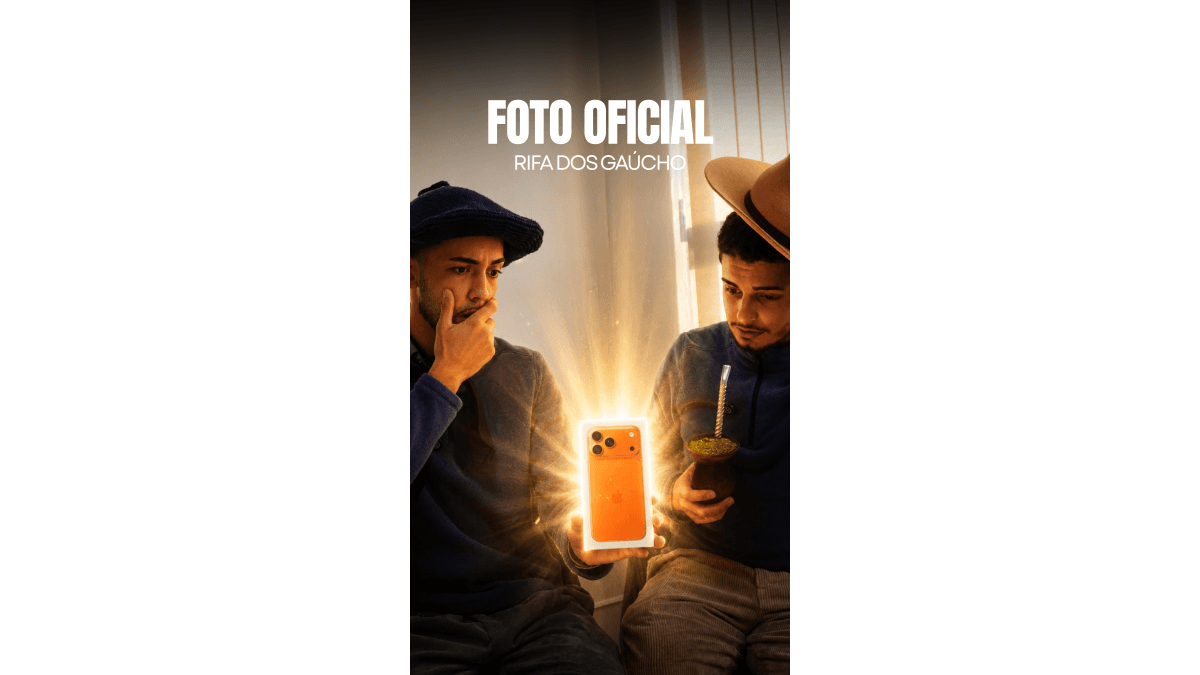 🧉 - RIFA DOS GAÚCHO | 17 PRO MAX 256GB LARANJA 📱🍊