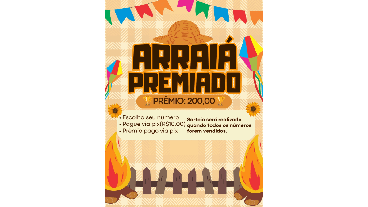 Arraiá premiado