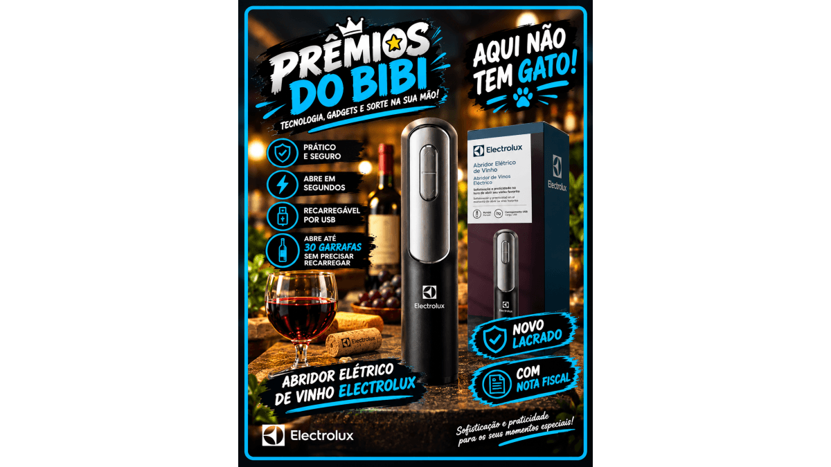 Abridor elétrico de Vinhos | Electrolux