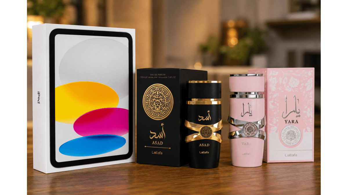 RIFA BENEFICENTE – UM IPAD 11 E DOIS PERFUMES ÁRABES PARA UM ÚNICO GANHADOR!