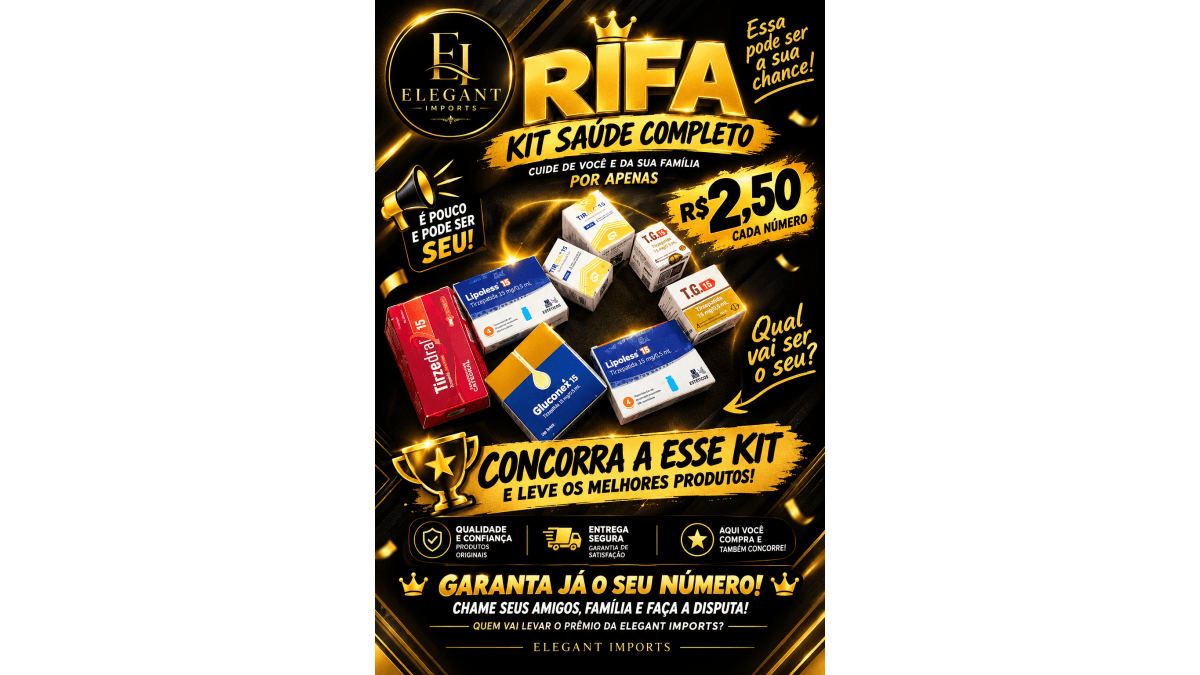 Caixa fechada da sua escolha 💉