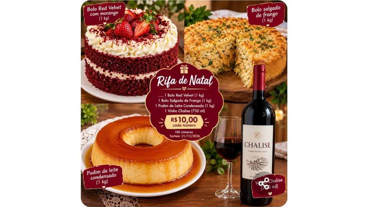 Kit sobremesa de natal