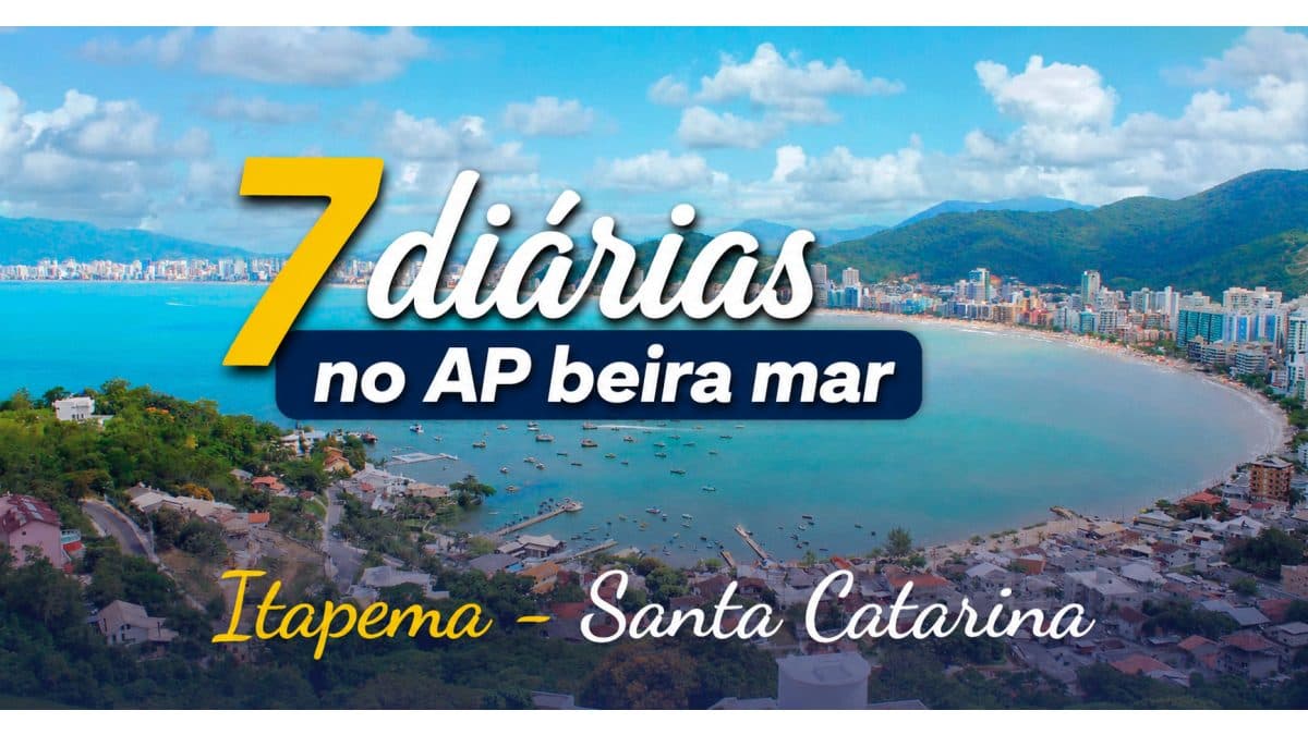 7 diarias beira mar + 500 em vale compras
