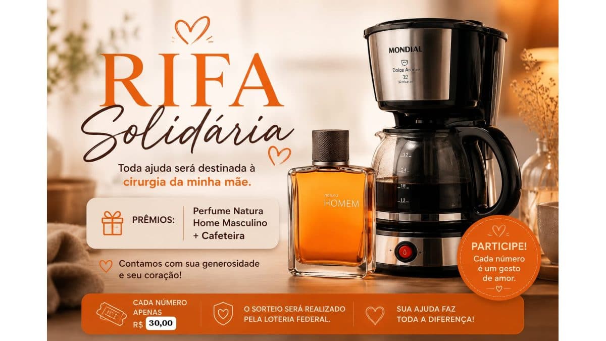 Rifa solidária em pro da cirurgia da minha mãe Rozilane Lira, Deus abençoe a todos, Gratidão