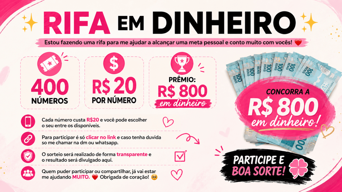 Ganhe 800 reais