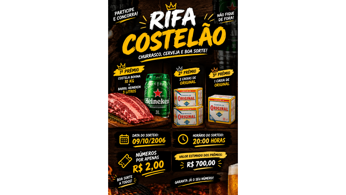 Costelão 🍖🍺
