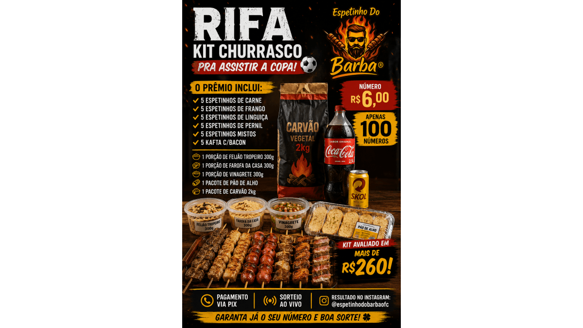 Kit Churrasco Hexa Brasil