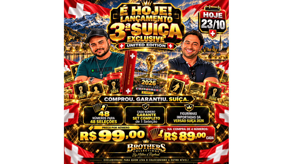 3º SUIÇA EXCLUSIVE - UNITED EDITION