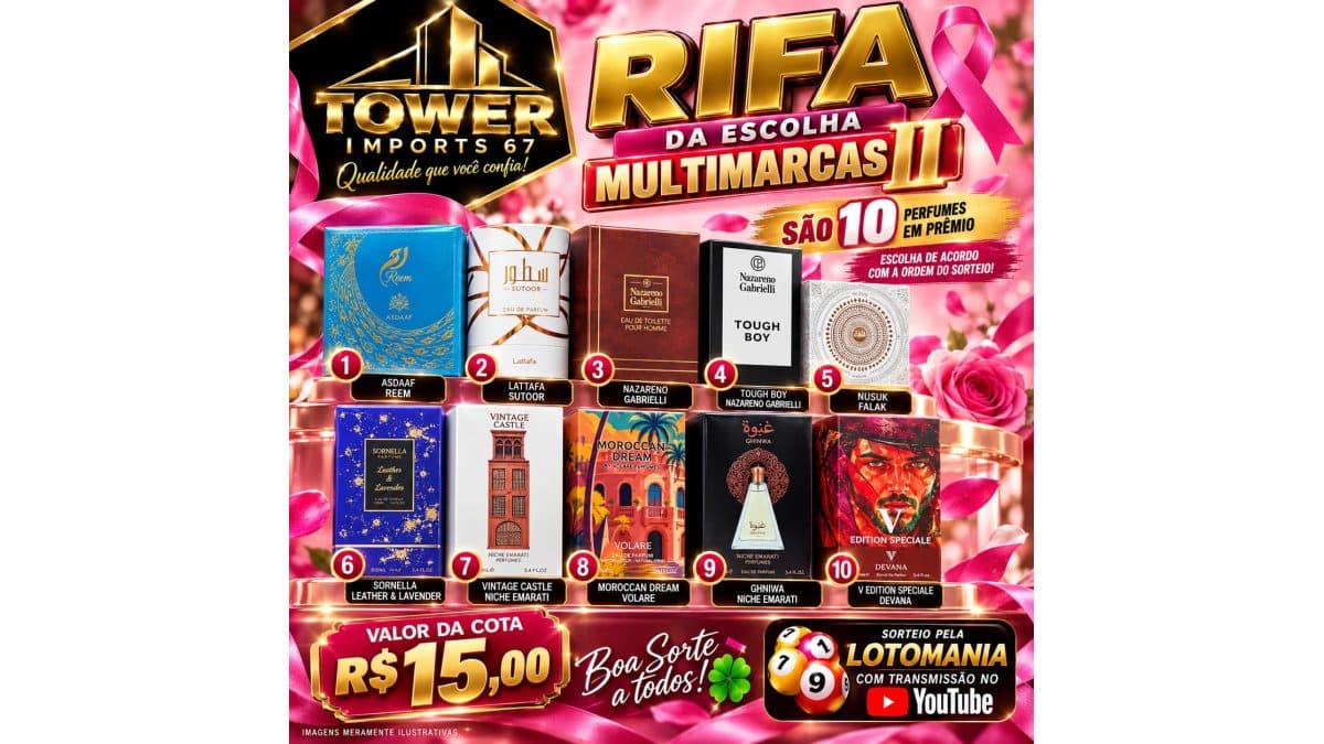 RIFA DA ESCOLHA MULTIMARCAS II
