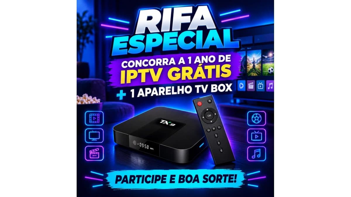 Tv BOX TX9 incluso 12 meses grátis