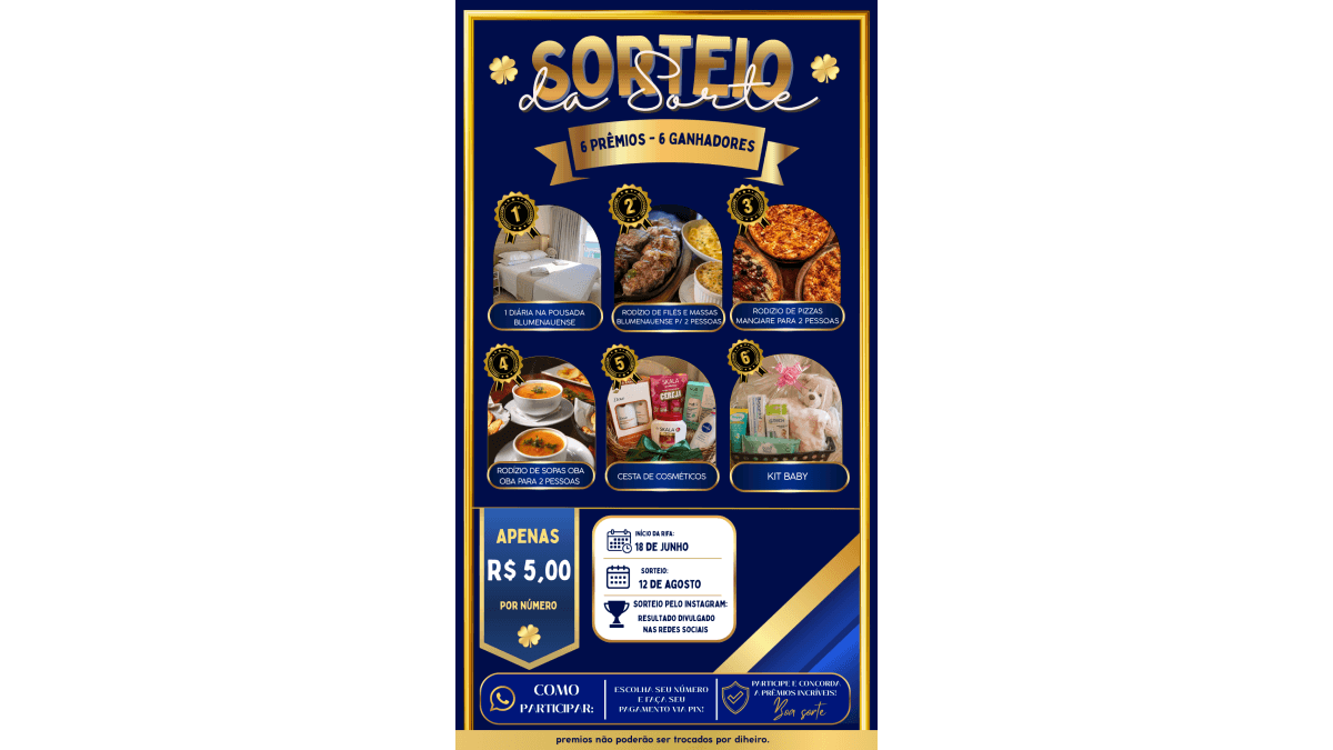 SORTEIO DA SORTE