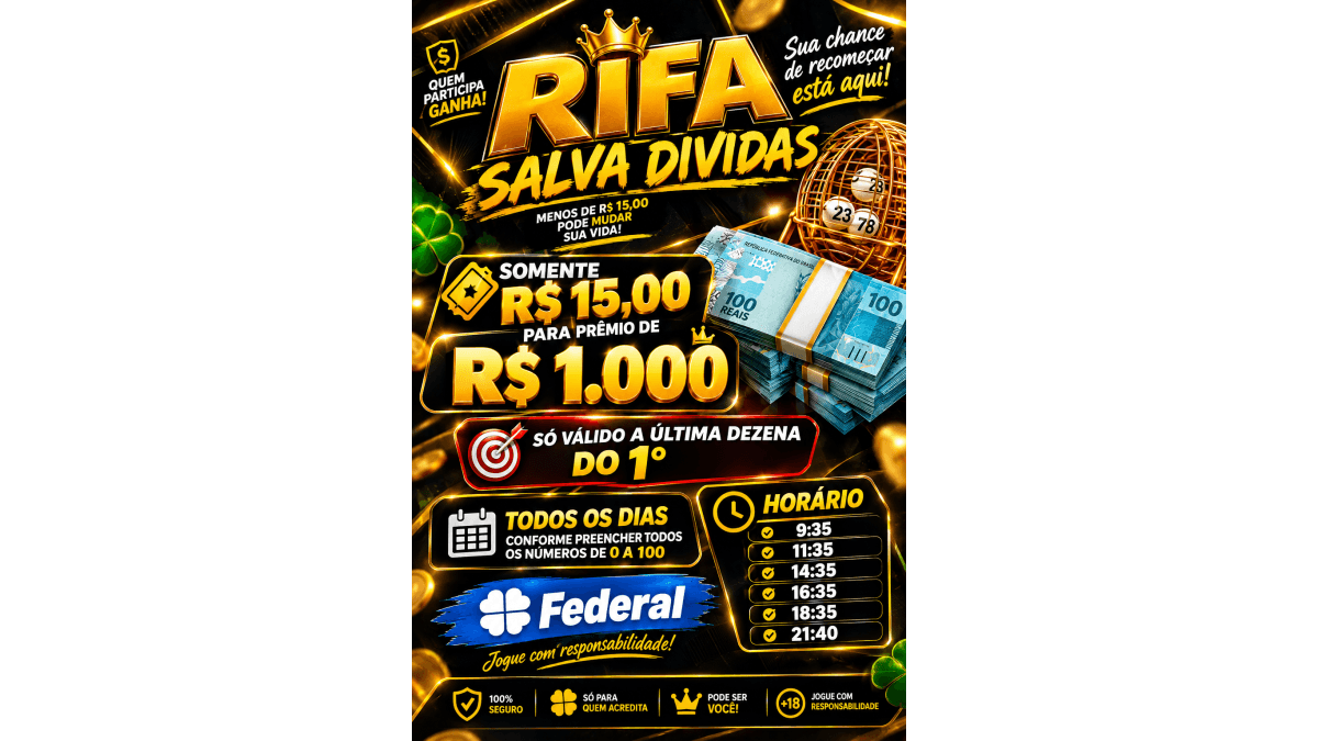 RIFA GANHO EXTRA