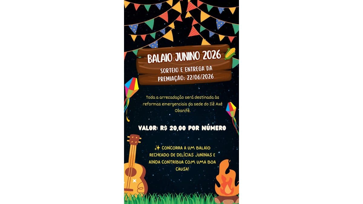 🌽🎉 BALAIO JUNINO – ILÊ AXÉ OBANIFÉ 🎉🌽