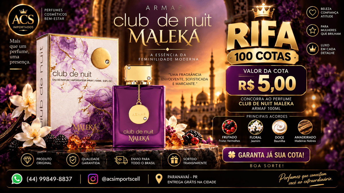 perfume clube de nuit MALEKA