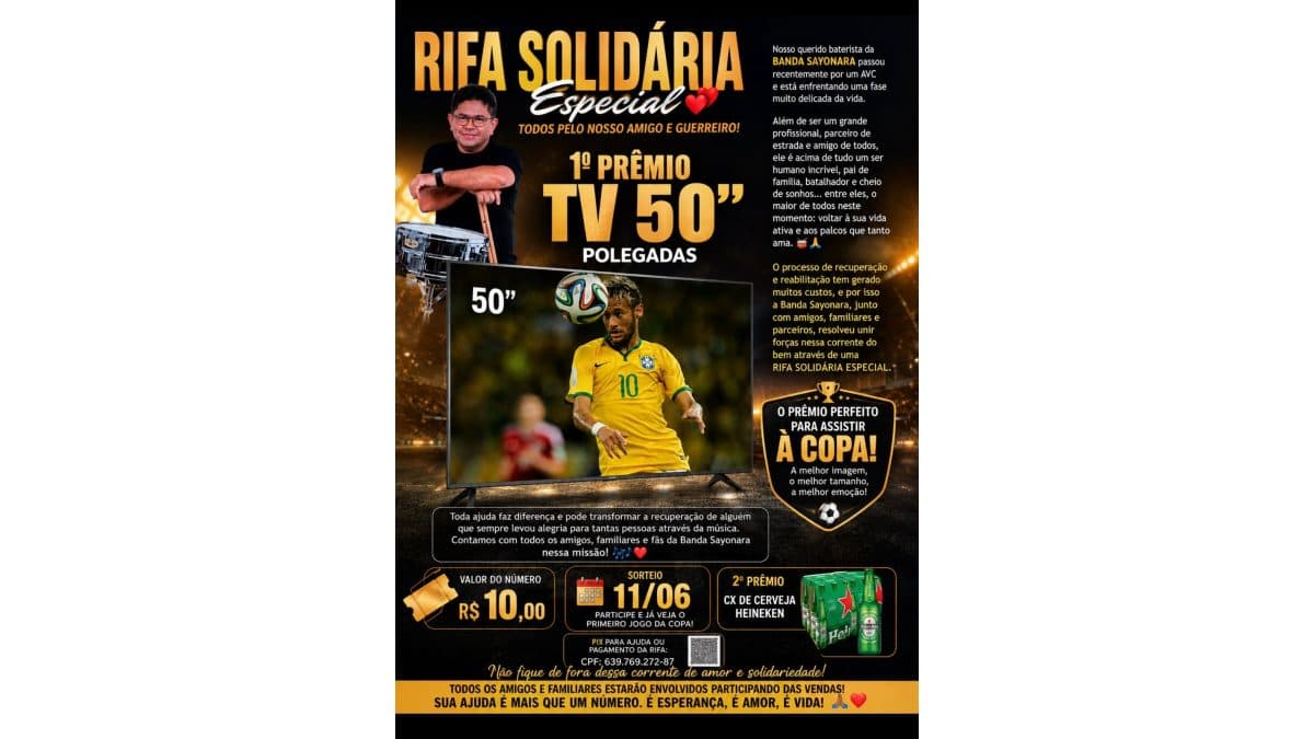 Rifa Solidária - Guilherme Câmara