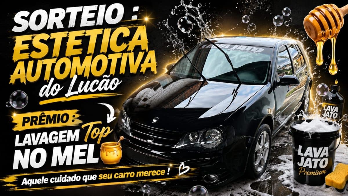 Sorteio : Lavagem no mel 🍯 - Estética do Lucão