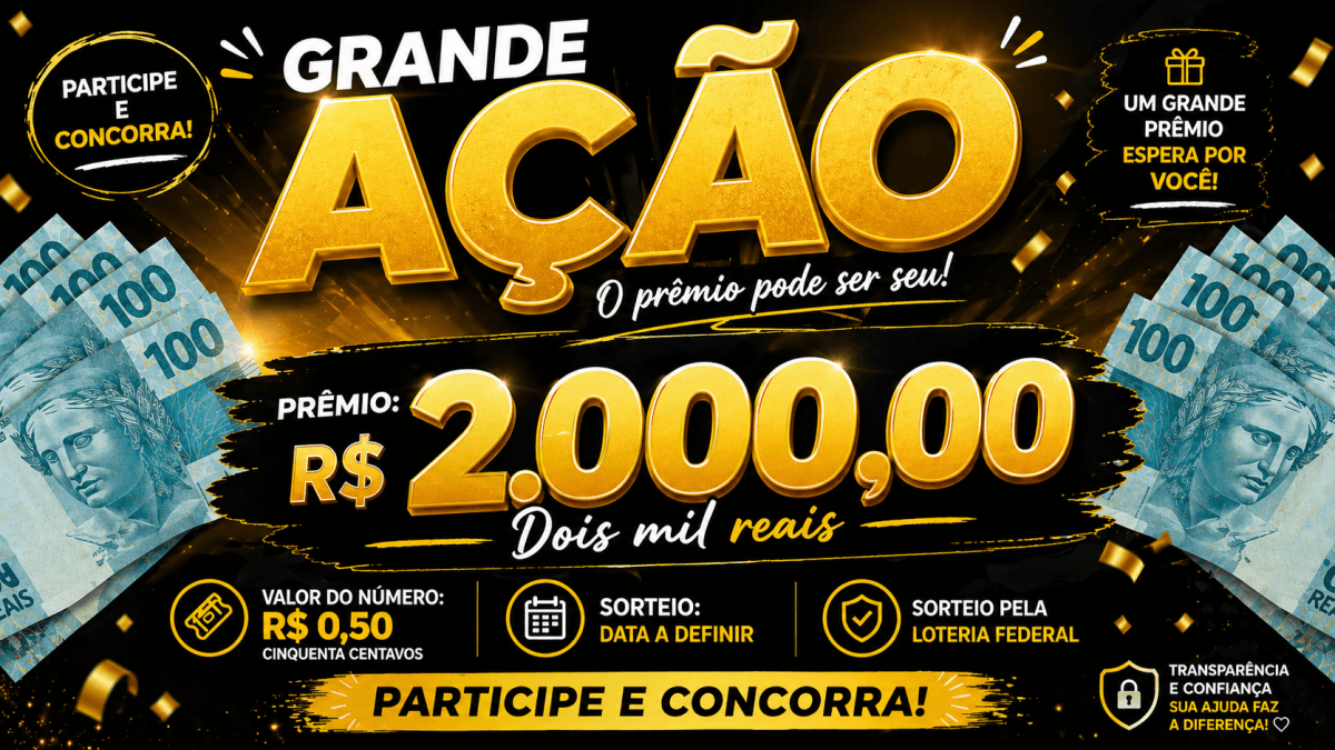 2.000 reais no seu pix