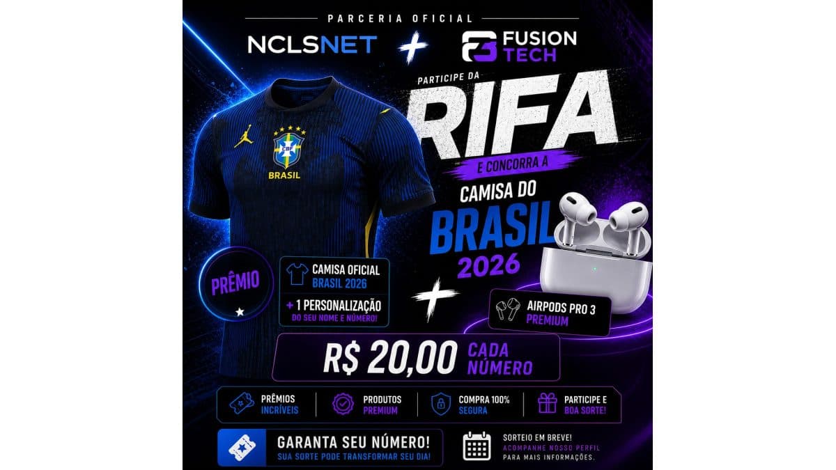 CAMISETA DA SELEÇÃO + PERSONALIZAÇÃO + AIRPODS 3 PREMIUM