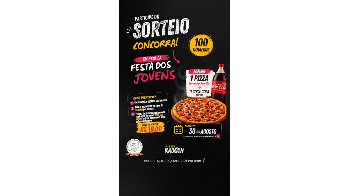 Sorteio em Prol da Festa dos Jovens 2026