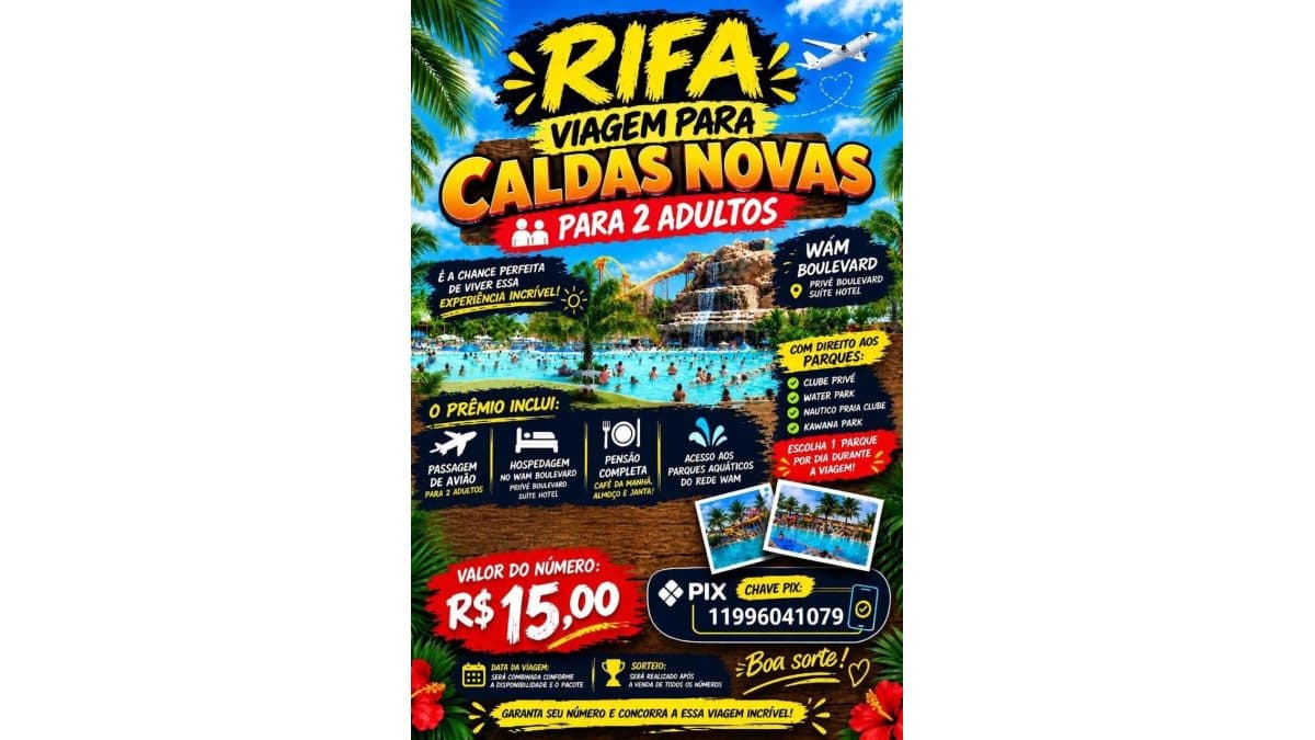 VIAGEM PARA CALDAS NOVAS