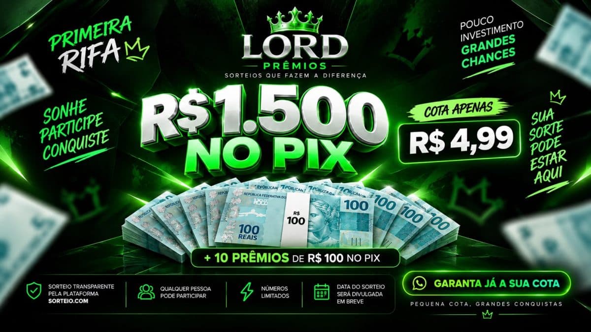 R$1.500 REAIS NO PIX