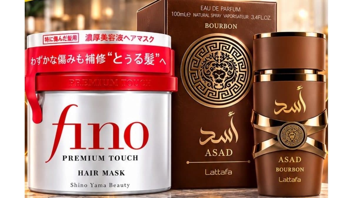 PERFUME LATTAFA ASAD BOURBON + FINO PREMIUM TOUCH MASK