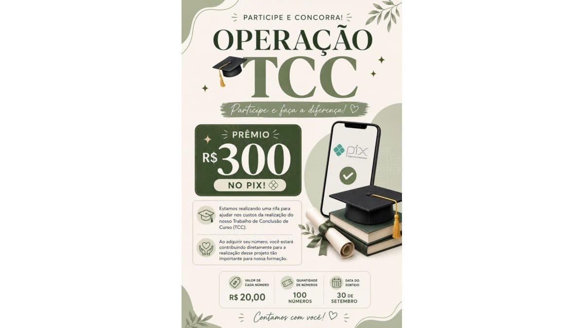 Operação: TCC 🎓💚