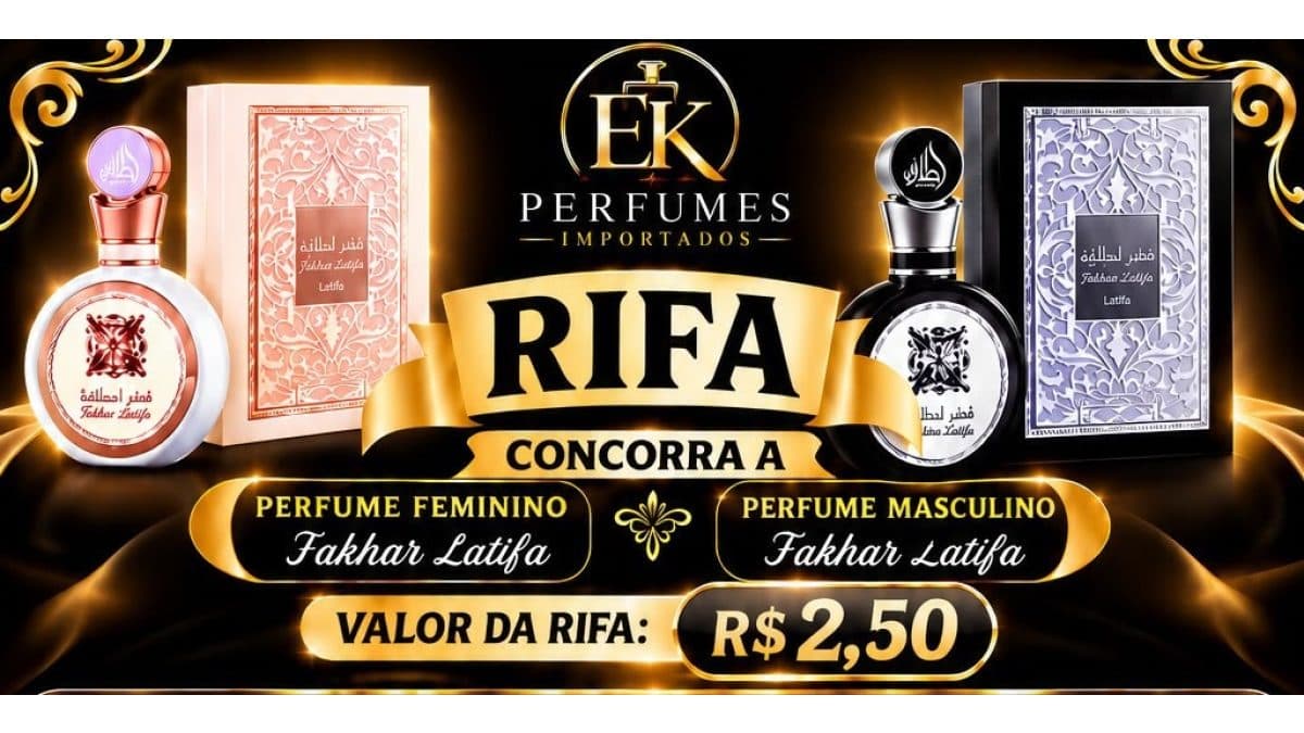 RIFA CONCORRENDO A 2 PERFUMES ARABES POR 2,50 CADA NÚMERO
