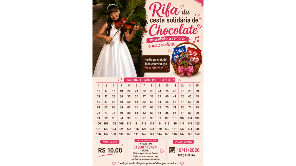 Cesta de chocolate