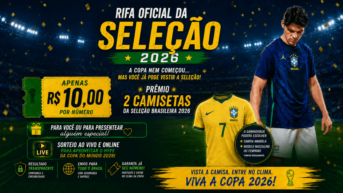 🇧🇷 RIFA DO BRASIL 2026 🇧🇷