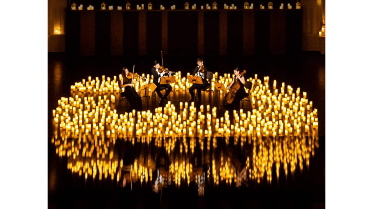 2 ingressos Candlelight + taça de espumante