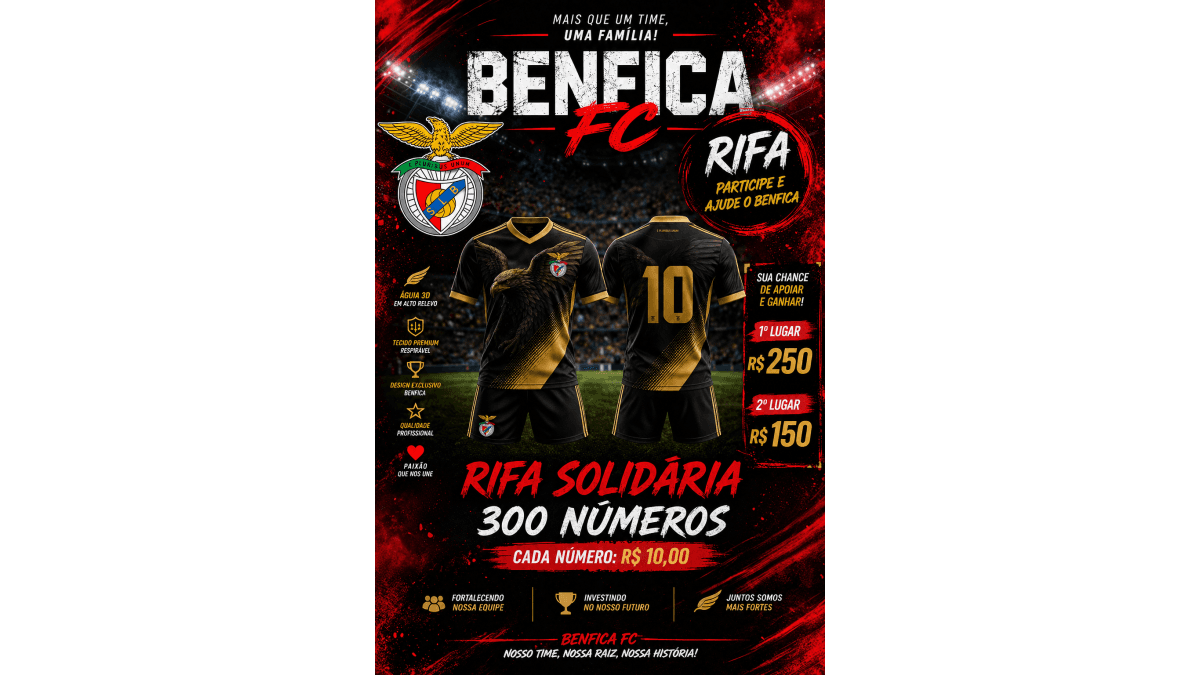 Uniforme do Benfica