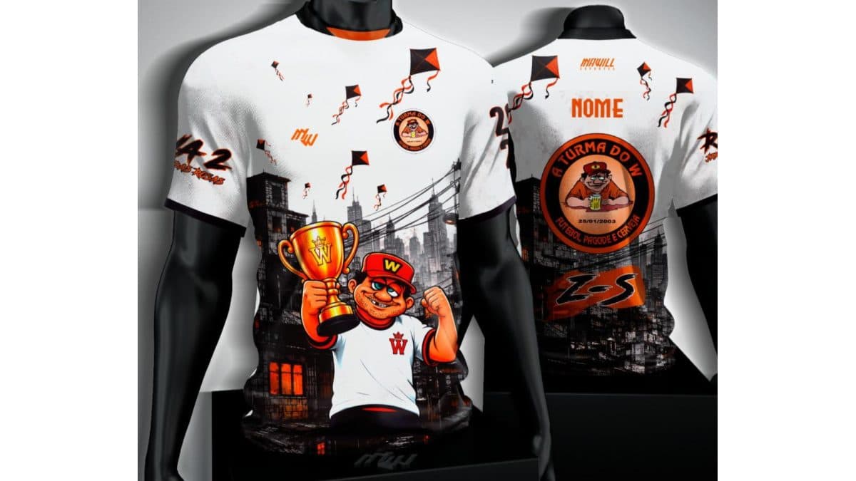 Camisa Branca 2027 - A Turma do W