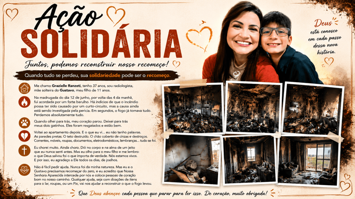 Rifa Solidária Grazi & Gustavo