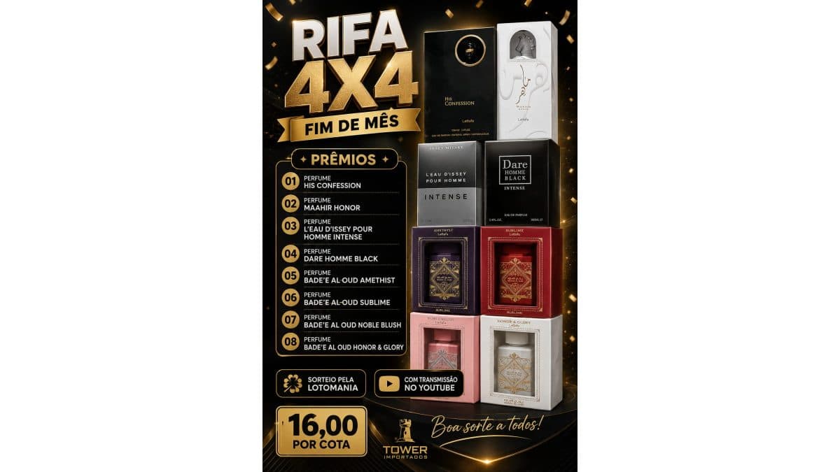 RIFA 4x4 FIM DE MÊS
