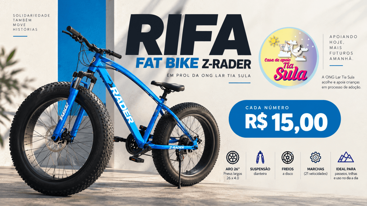 Fat Bike Z--Rader Jaguar - Aro 26