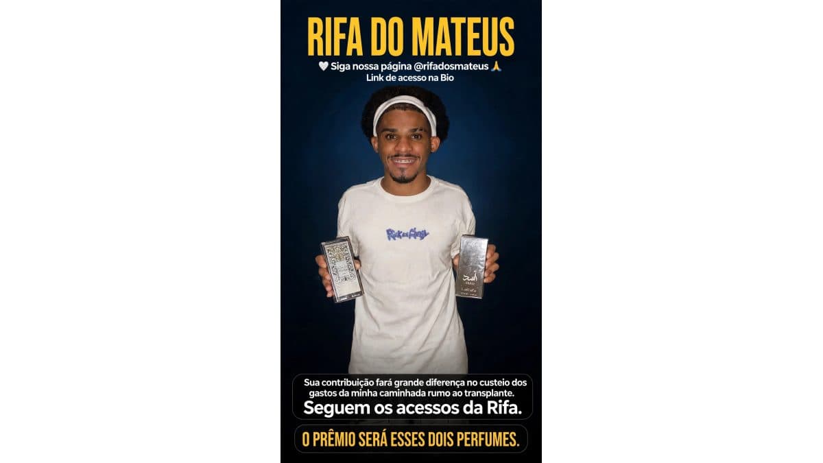 Rifa Solidária do Mateus #custosprocesso