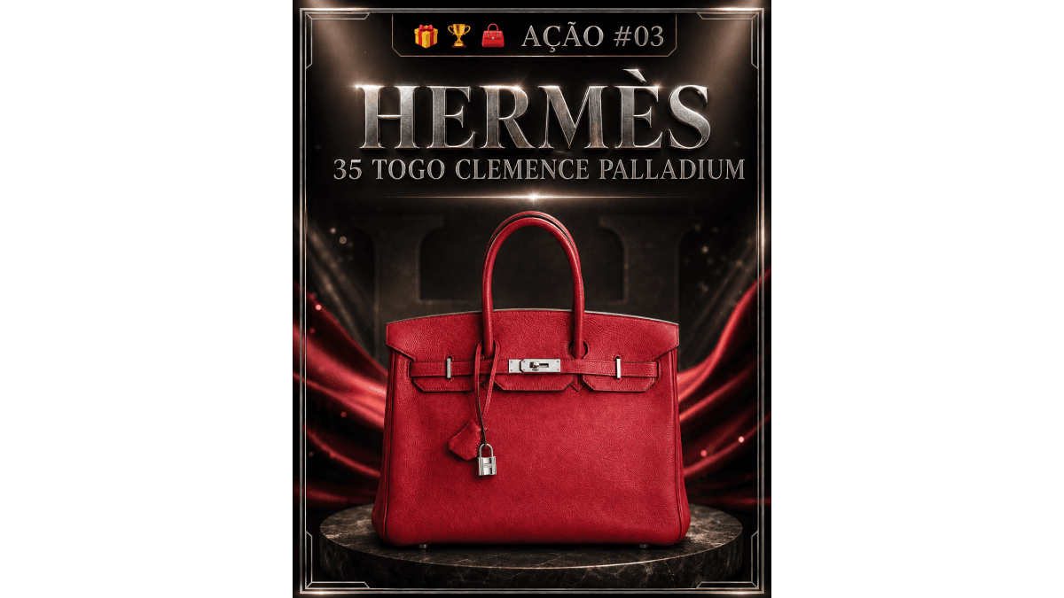 🎁🏆👜AÇÃO #03 HERMÈS BIRKIN 25 BLACK 👜👜👜