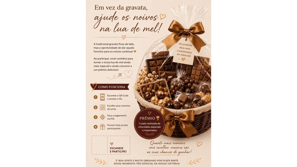 Lua de Mel - Bruna & Willie (Sorteio Cesta de Chocolates especiais)