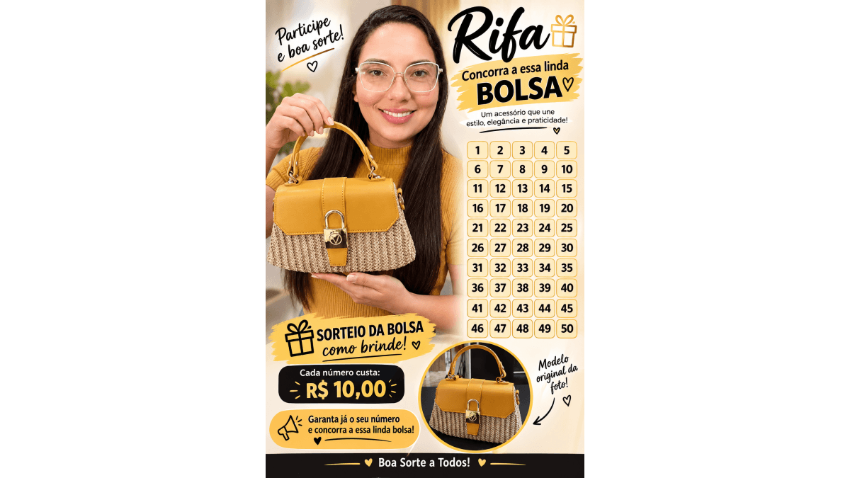 Bolsa Elegante Mostarda