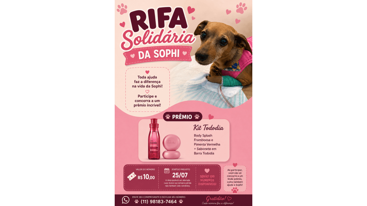Rifa Solidária da Sophi