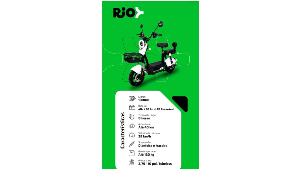 Sorteio Raravgp - Moto Elétrica Conduzza Rio 0km