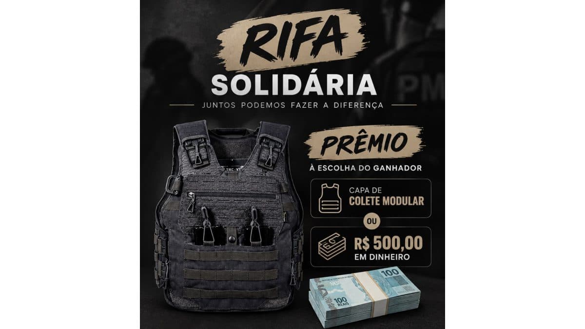 Rifa Solidária - Afastamento por acidente de viatura