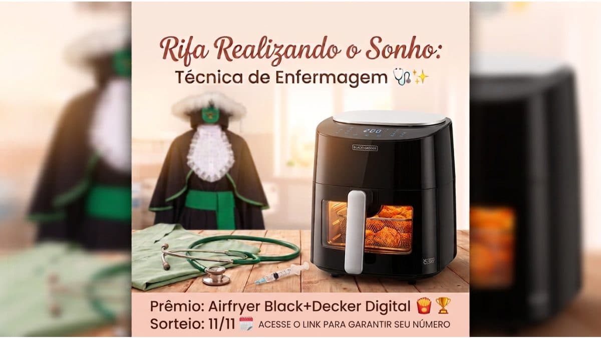 Rifa para Realizar Minha Formatura de Técnica de Enfermagem 🩺✨