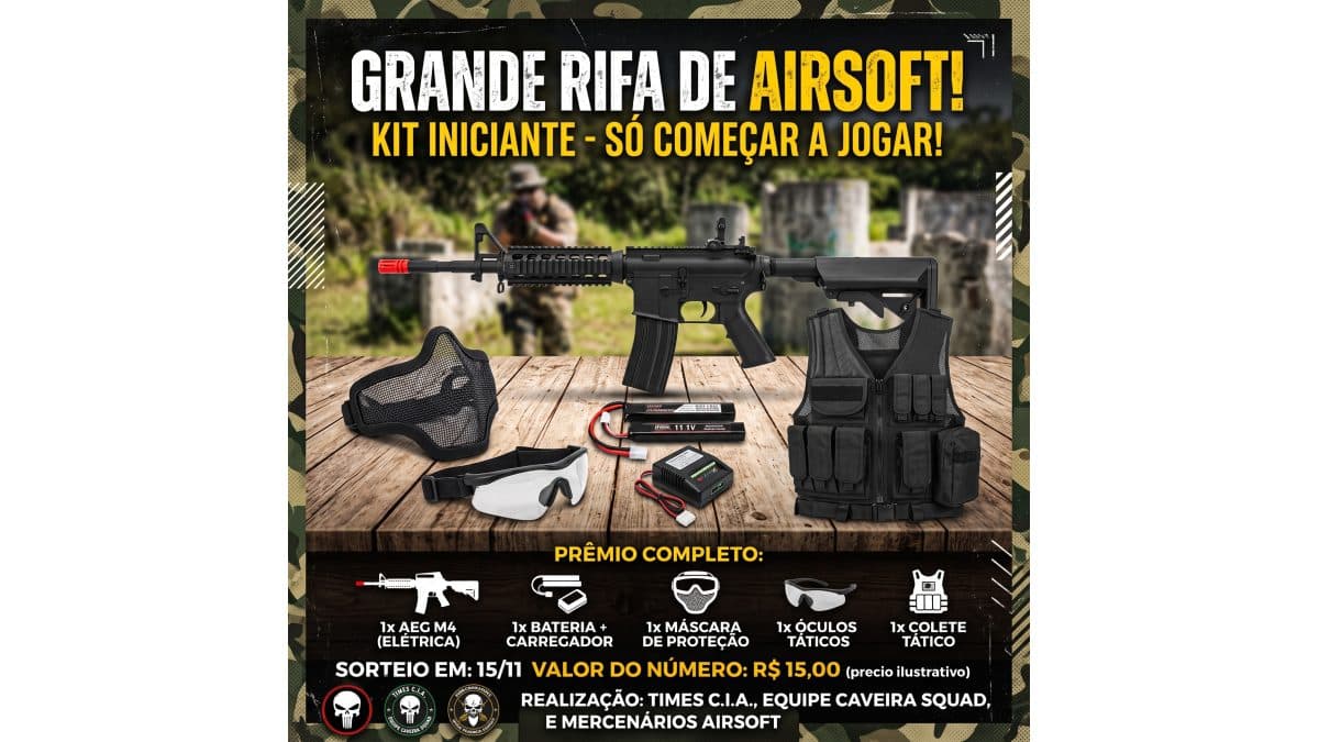 KIT COMPLETO PARA AIRSOFT