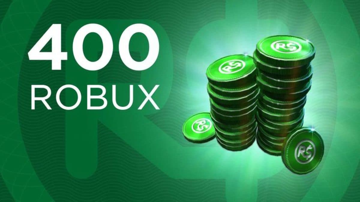 400 Robux por 1 real